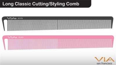 Via Long Classic Cutting/Styling Comb