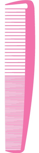 Via Pink Carbon Silicone Graphite Comb - Lg Control
