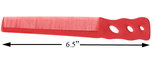 YS Park 201 Barbering Comb - Red