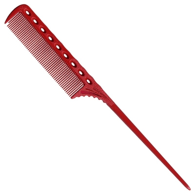 YS Park 107 Tail Comb - Red