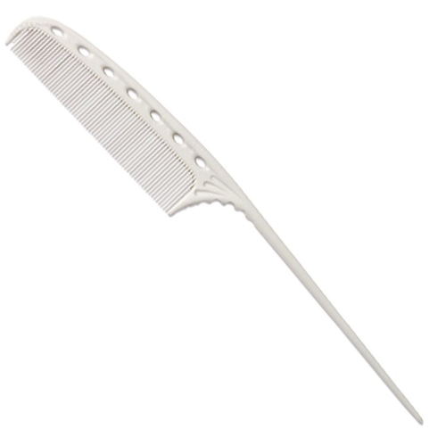 YS Park 113 Tail Comb - White
