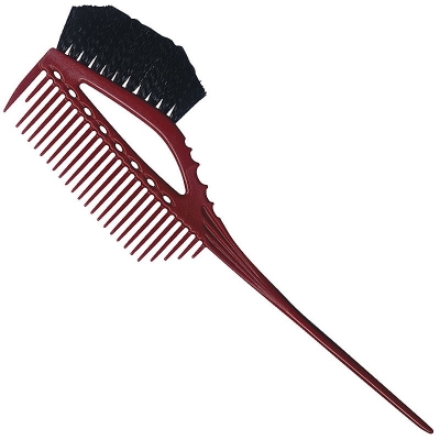 YS Park 640 Tinting Comb/Brush - Red