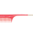 BW Boyd 140 Pink Ultem Metal Tail Comb