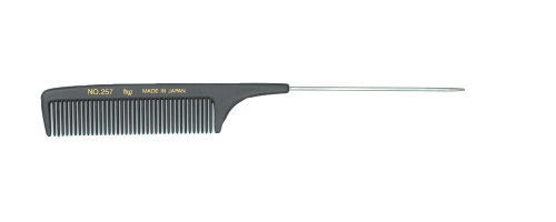 BW Boyd 257 Carbon Metal Tail Comb